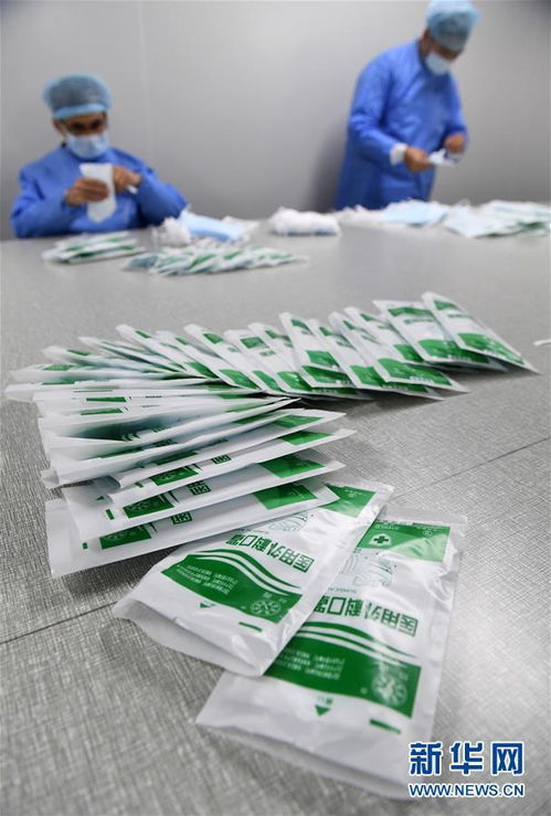 广西 医疗用品企业口罩生产忙