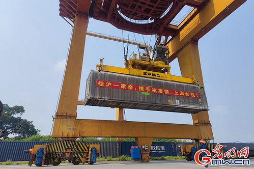 守沪者联盟 丨4万份农产品装车 广西开行援沪物资专列
